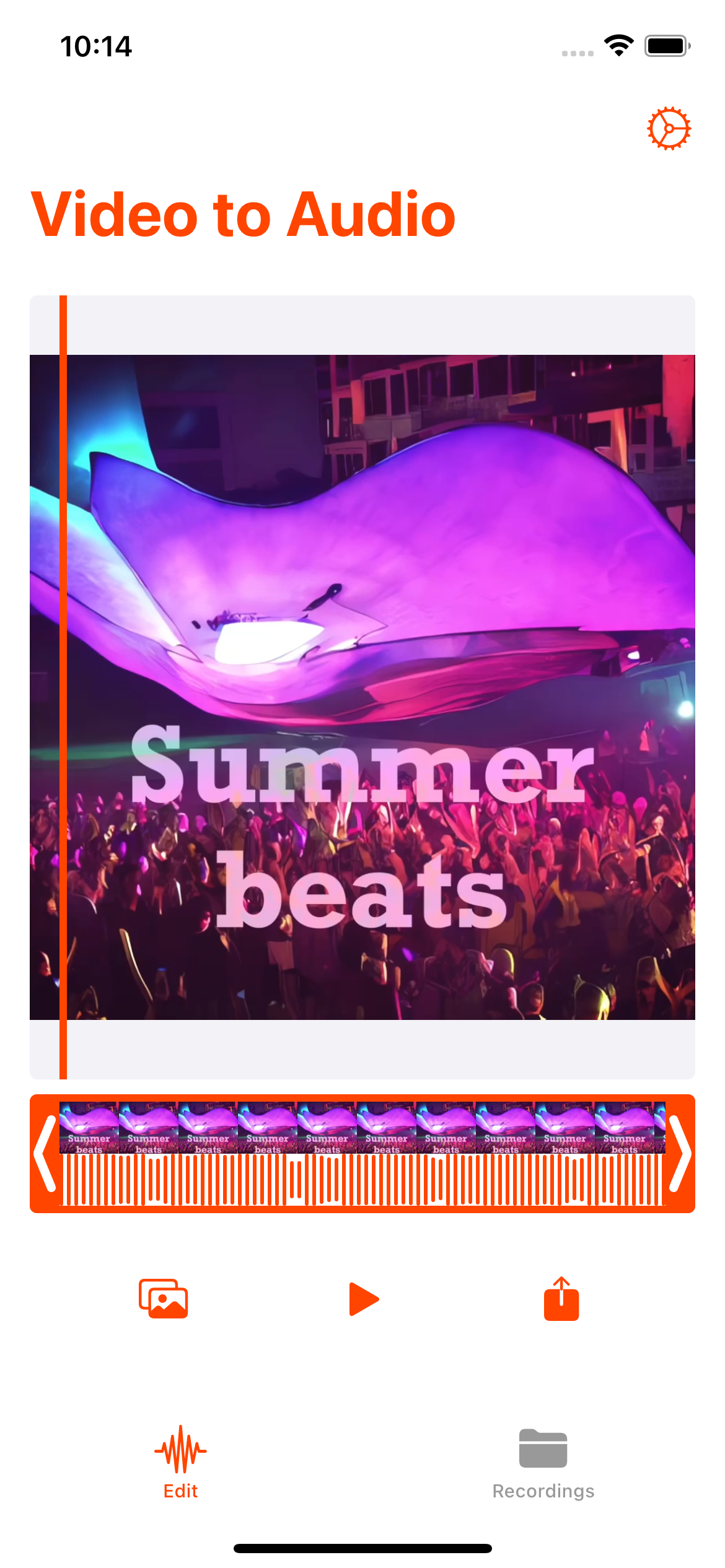 Video to Audio screenshot